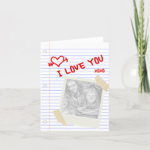 ik houd van u behang kaart