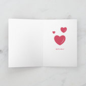 Ik HOUD van U/de Gevouwen Kaart van Valentijn (Binnen)