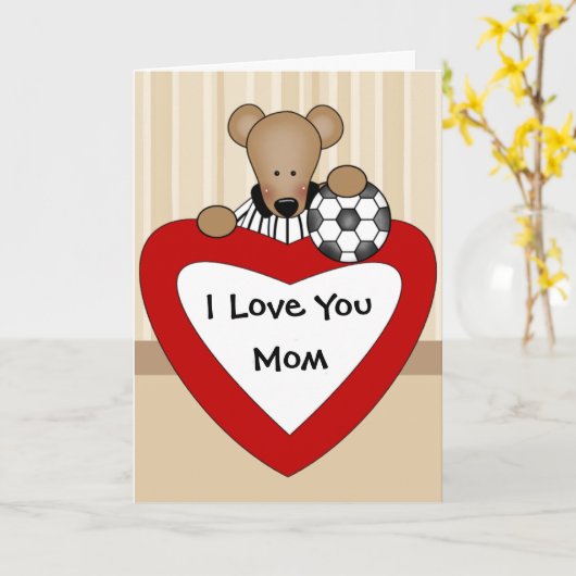 Ik houd van u de kaart van het Mamma (Gele Bloem)