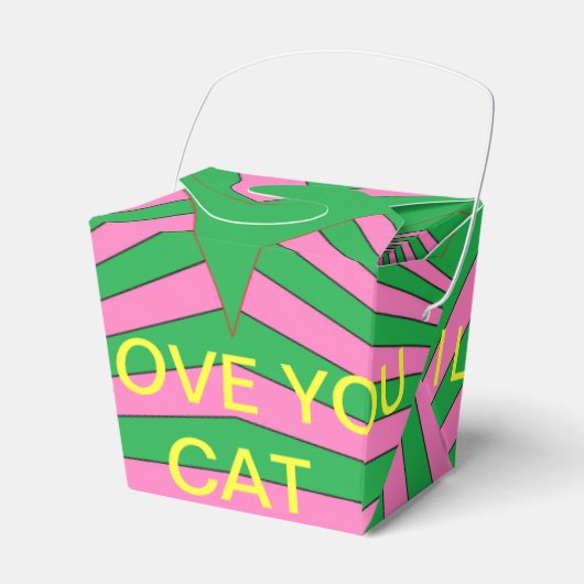 Ik houd van u de Partij CricketDiane van het Bedankdoosjes (Voorkant Zijde)