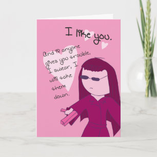 Ik houd van u (de radio geeft) uit - Yuki Feestdagen Kaart