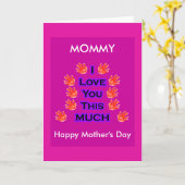 Ik houd van u Deze VEEL Gift PurpleBk2 van het Kaart (Gele Bloem)