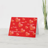 Ik houd van u feestdagen kaart (Voorkant)