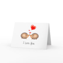 Ik houd van u het Trekken van Egels