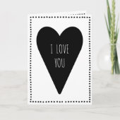 Ik houd van u het Wenskaart van | Kaart (Voorkant)