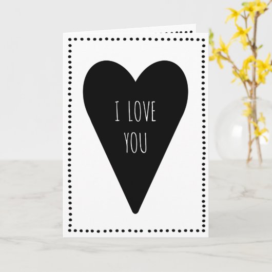 Ik houd van u het Wenskaart van | Kaart (Gele Bloem)