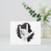 IK HOUD VAN U IN ASL #2 BRIEFKAART (Staand voorkant)