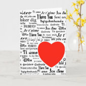 Ik houd van u in verschillende talen kaart (Gele Bloem)