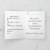 Ik houd van u kaard de Gepersonaliseerde Kaart (Binnen)