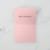 Ik houd van u kaard feestdagen kaart (Binnen)