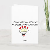 Ik HOUD van U KAARD - Gepersonaliseerd Feestdagen Kaart (Achterkant)