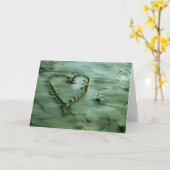 Ik houd van u kaard kaart (Gele Bloem)