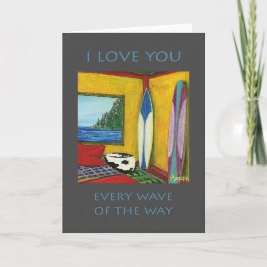 Ik houd van u kaart (Voorkant)