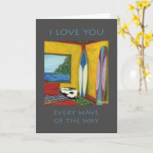 Ik houd van u kaart (Gele Bloem)