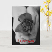 Ik houd van u kaart (Gele Bloem)