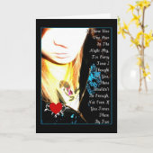 Ik houd van u kaart (Gele Bloem)