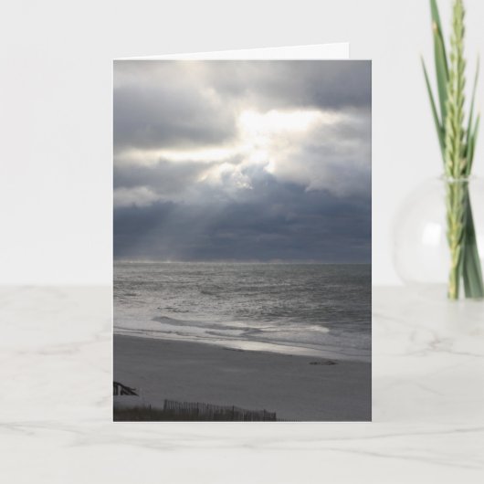 Ik HOUD van U kaart van het strand (Voorkant)