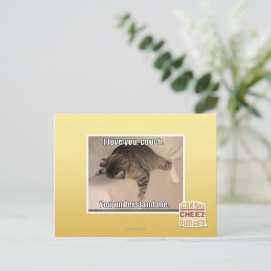 Ik houd van u, laag briefkaart (Staand voorkant)