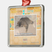 Ik houd van u, laag metalen ornament (Links)