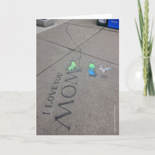 Ik houd van u mamma kaart