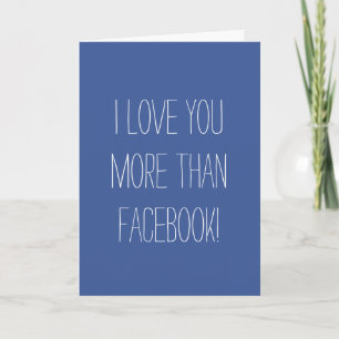 Ik houd van u meer dan Kaart Facebook