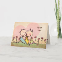 Ik houd van u, Nostalgie Personaliseerbare Stix -