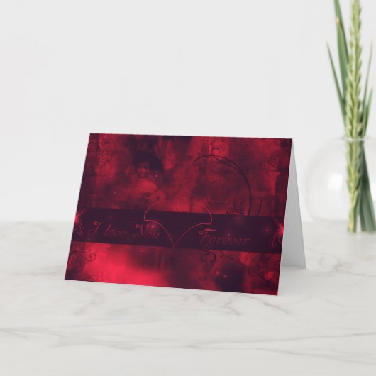 Ik houd van u - voor altijd feestdagen kaart (Voorkant)