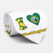 Ik houd van Washington Stropdas (Opgerold)