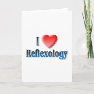 Ik houd van Wenskaart Reflexology Kaart