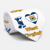 Ik houd van West Virginia Stropdas (Opgerold)
