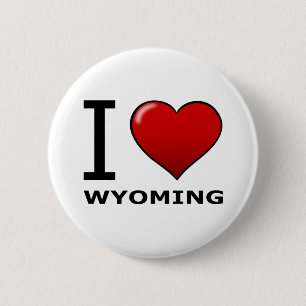 IK HOUD VAN WYOMING RONDE BUTTON 5,7 CM