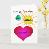 Ik houd veel van u DIT! Kaart (Gele Bloem)