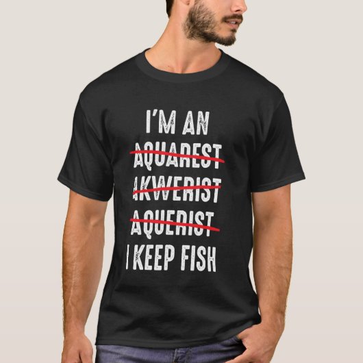 Ik houd vis t-shirt (Voorkant)