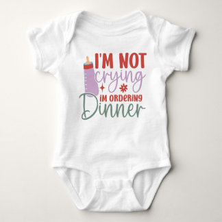 Ik huil niet, ik bestel een Dinner Baby bodysuit