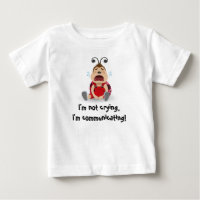 Ik huil niet, ik communiceer rood t-shirt