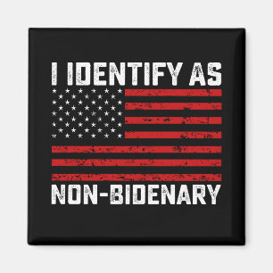 Ik Identificeer Als Niet-Bideniaans Grappig Biden Magneet