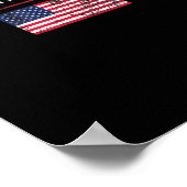 Ik identificeer me als Amerikaans identiteitsbelei Poster (Hoek)