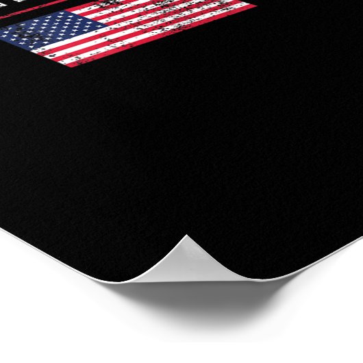 Ik identificeer me als Amerikaans identiteitsbelei Poster (Hoek)