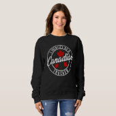 Ik identificeer me als Canadees Trucker Freedom Co Trui (Voorkant volledig)