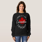 Ik identificeer me als Canadees Trucker Freedom Co Trui (Voorkant volledig)