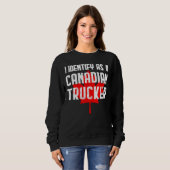 Ik identificeer me als Canadese Trucker Support 20 Trui (Voorkant volledig)