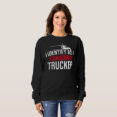 Ik identificeer me als Canadese Trucker Support Trui (Voorkant volledig)