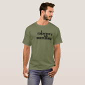 Ik identificeer me als Disturbed T-shirt (Voorkant volledig)