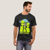 Ik identificeer me als een alien omdat ik cool ben t-shirt (Voorkant volledig)