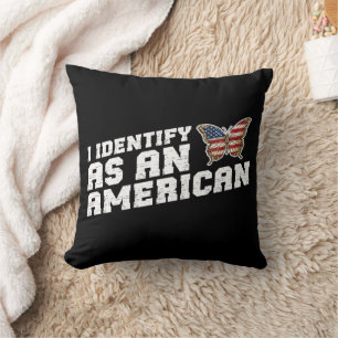 Ik identificeer me als een Amerikaanse vlinder Ame Kussen