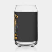 Ik identificeer me als een Graveyard Shift Worker  Blikvorm Glas (Links)