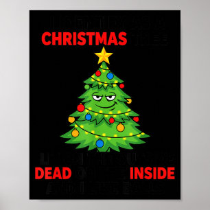 Ik Identificeer Me Als Een Kerstboom Verlicht Aan  Poster