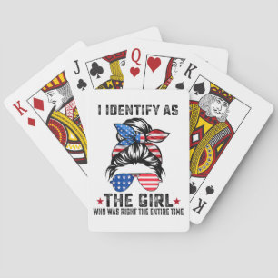 Ik identificeer me als het meisje dat de hele Ti h Pokerkaarten