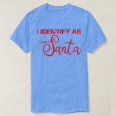 Ik identificeer me als kerstman t-shirt (Design voorkant)