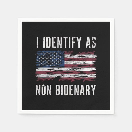 Ik identificeer me als niet-bidenary Patriot Ameri Servet (Voorkant)